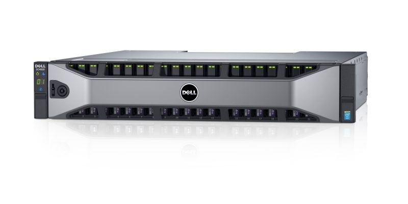 Dell Storage SC4020 Dell Storage SC4020 (Yanging) storage controllers with bezel.